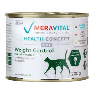 MERA Vital Weight Control, Pasăre, dietă veterinară, conservă hrană umedă fără cereale pisici, obezitate, (pate)
