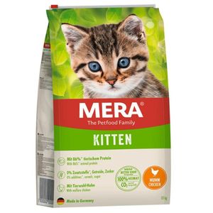 MERA Kitten, Pui, hrană uscată fără cereale pisici junior