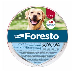 Foresto, deparazitare externă câini, zgardă