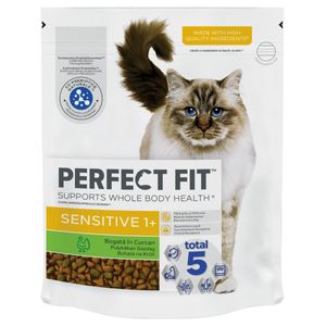 PERFECT FIT Cat Sensitive 1+, Curcan, hrană uscată pisici, sistem digestiv