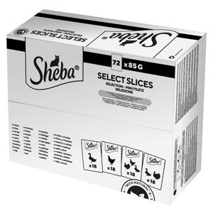 SHEBA, Pasăre, plic hrană umedă pisici, (în sos), multipack, 85g x 72buc