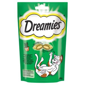 DREAMIES Catnip, punguță recompense pisici, 60g