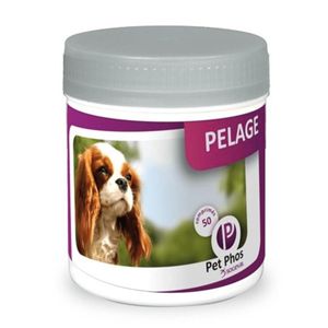 PET PHOS Pelage, supliment piele & blană câini, comprimate