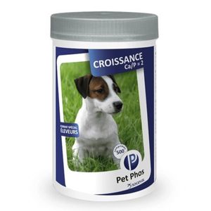 PET PHOS Croissance Ca/P=2, supliment sistem osos câini junior, comprimate