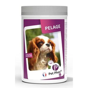 PET PHOS Pelage, supliment piele & blană câini, comprimate