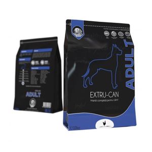 EXTRU-CAN Adult, XS-XL, Pui, hrană uscată câini, 10kg