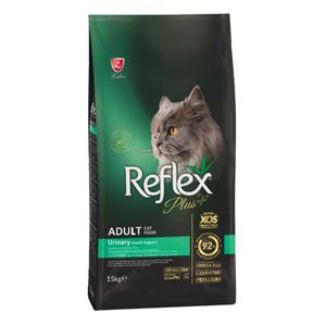 REFLEX Plus Urinary, Pui, hrană uscată pisici, sistem urinar, 15kg