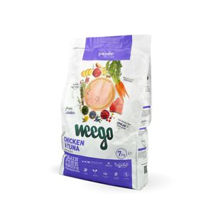 WEEGO, Pui și Ton, hrană uscată fără cereale pisici