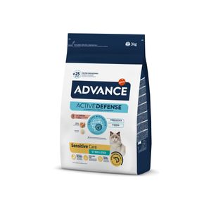 ADVANCE Sensitive Care, Somon, hrană uscată pisici, sistem digestiv