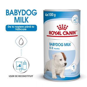ROYAL CANIN Babydog Milk, înlocuitor lapte matern câini, 400g