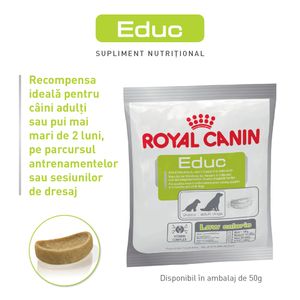 ROYAL CANIN Educ, recompense hipocalorice câini, 50g