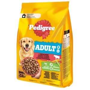 PEDIGREE Adult, M-XL, Vită și Legume, hrană uscată câini