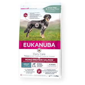 EUKANUBA Daily Care Mono - Protein, XS-XL, Somon, hrană uscată monoproteică fără cereale câini, 12kg