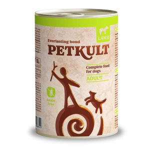 PETKULT Grain Free Adult, Miel, conservă hrană umedă fără cereale câini