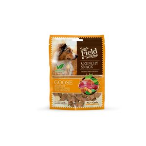 SAM'S FIELD Crunchy Snack, XS-XL, Gâsca și Cartof Dulce, punguță recompense fără cereale câini, 200g