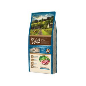 SAM'S FIELD Adult Large, L-XL, Vită și Vițel, hrană uscată câini, 13kg
