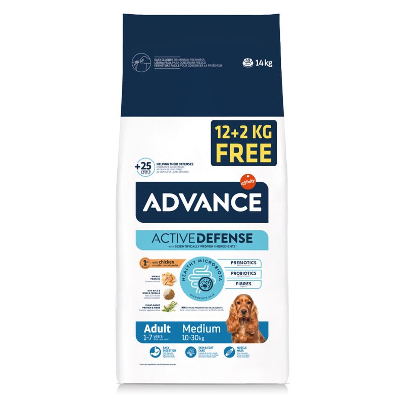 ADVANCE-Medium-Adult-Pui-hrana-uscata-caini-GRATUIT-12-2KG-1