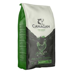 CANAGAN Free Range Chicken, XS-XL, Pui, hrană uscată fără cereale câini junior & adult