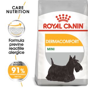 ROYAL CANIN Mini Dermacomfort, hrană uscată câini, prevenirea iritațiilor pielii