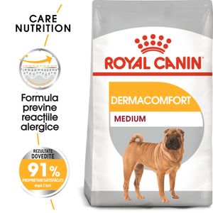 ROYAL CANIN Medium Dermacomfort, hrană uscată câini, prevenirea iritațiilor pielii