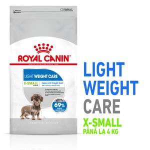 ROYAL CANIN X-Small Light Weight Care Adult, hrană uscată câini, limitarea creșterii în greutate, 500g