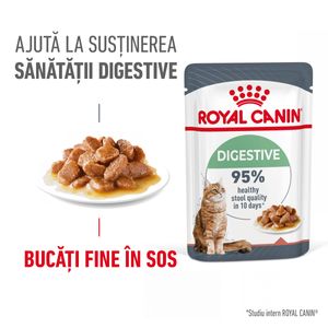 ROYAL CANIN Digest Sensitive Care Adult, hrană umedă pisici, confort digestiv, (în sos)