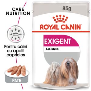 ROYAL CANIN Exigent Adult hrană umedă câini apetit capricios (pate)