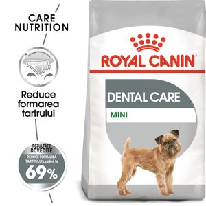 ROYAL CANIN Mini Dental Care Adult, hrană uscată câini, reducerea formării tartrului, 1kg