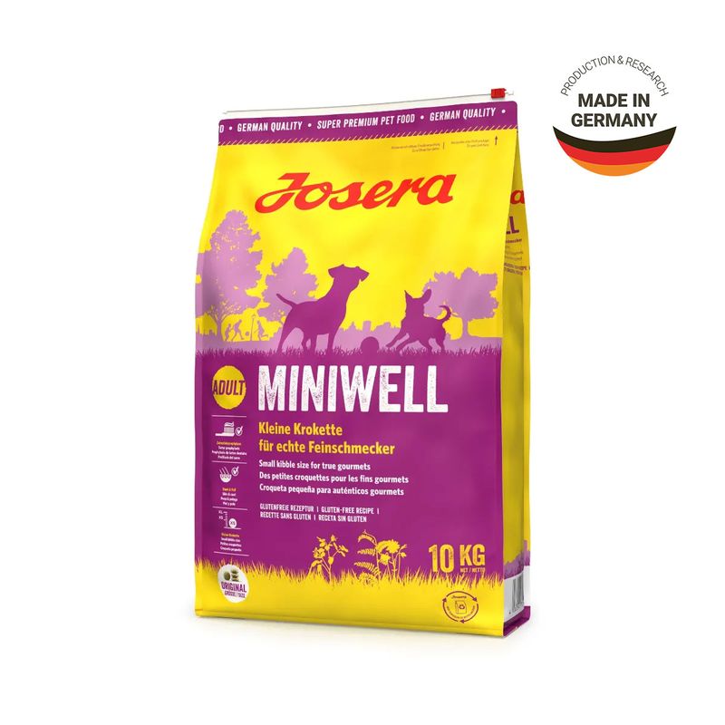 JOSERA-Mini-Well-XS-S-Pasare-hrana-uscata-caini-sensibilitati-dentare-piele-and-blana-10kg-1