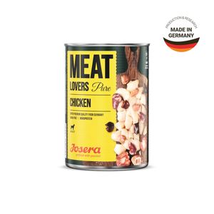 JOSERA Meat Lovers Pure, XS-XL, Pui, conservă hrană umedă monoproteică fără cereale câini, (în sos)