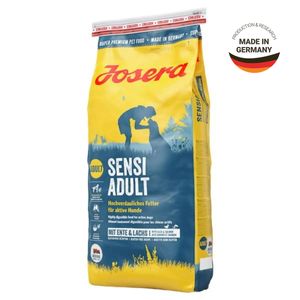 JOSERA Sensi Adult, XS-XL, Rață și Somon, hrană uscată câini, sistem digestiv, 15kg