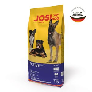 JOSIDOG Active, XS-XL, Pasăre, hrană uscată câini, activitate intensă, 15kg