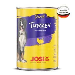 JOSIDOG, Curcan, conservă hrană umedă câini, (pate), 400g x 12