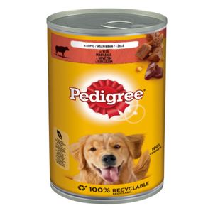 PEDIGREE, XS-XL, Vită și Pasăre, conservă hrană umedă câini, (în aspic)