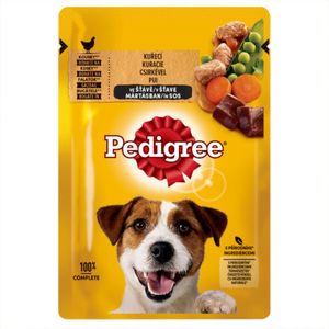 PEDIGREE, XS-XL, Pui și Legume, plic hrană umedă câini, (în sos)