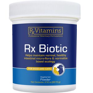 RX VITAMINS Biotic, supliment sistem digestiv & probiotice câini, pudră