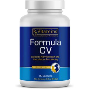 RX VITAMINS CV Formula, supliment sistem cardio-vascular câini, capsule