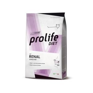 PROLIFE Renal Sensitive, Porc, dietă veterinară, hrană uscată pisici, sistem renal