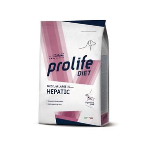 PROLIFE Hepatic, M-XL, Pui, dietă veterinară, hrană uscată câini, sistem hepatic