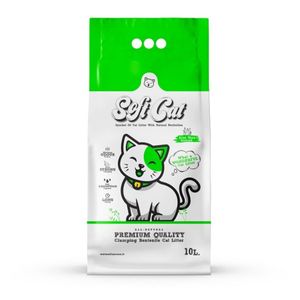 SOFTCAT, Aloe Vera, așternut igienic pisici, granule, bentonită, aglomerant, neutralizare mirosuri