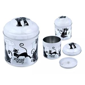 CARMANI Cat World, Cutie metalică Lumea pisicilor, cu capac