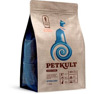PETKULT Adult Care Sterilised, Somon, hrană uscată pisici sterilizate