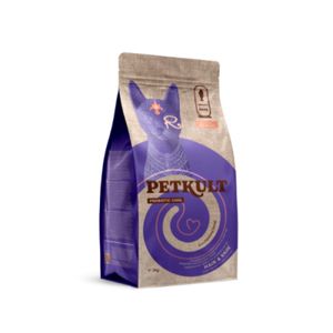 PETKULT Probiotic Care Hair & Skin, Somon și Păstrăv, hrană uscată fără cereale pisici, piele & blană, sistem digestiv