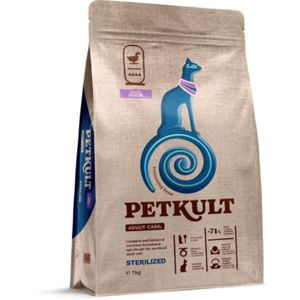 PETKULT Adult Care Sterilised, Rață, hrană uscată pisici sterilizate
