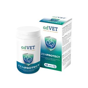 ADVET ZenProtect, supliment sistem nervos & calmante câini, capsule