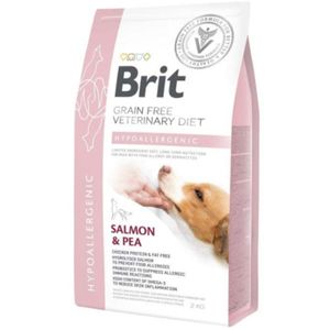 BRIT VD Hypoallergenic, XS-XL, Somon, dietă veterinară, hrană uscată fără cereale câini, alergii