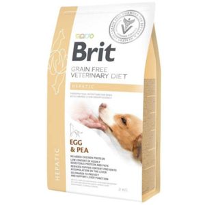 BRIT VD Hepatic, XS-XL, Ou, dietă veterinară, hrană uscată fără cereale câini, sistem hepatic