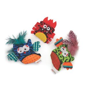 CAMON Little Birds, jucărie stimulare pândă pisici, catnip, textil
