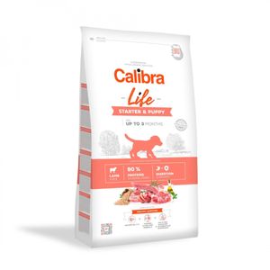 CALIBRA Life Starter & Puppy, XS-XL, Miel, hrană uscată conținut redus cereale câini junior
