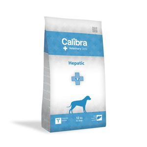 CALIBRA Veterinary Diets Hepatic, XS-XL, Somon, dietă veterinară, hrană uscată câini, sistem hepatic